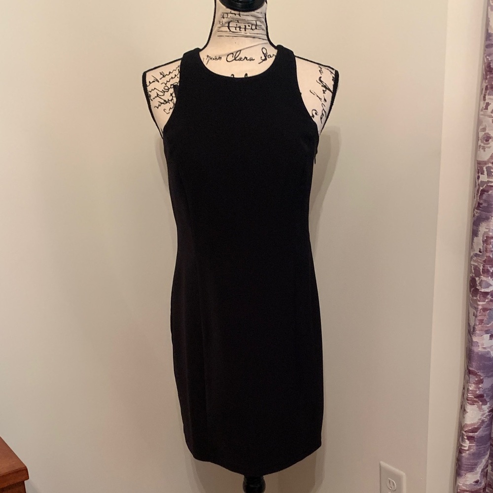 Vintage CDC Petites Classic Cocktail Mini Dress (Black)